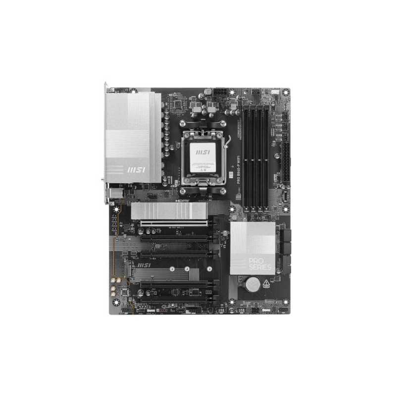 MSI PRO B840-P WIFI, AMD B840, AM5, ATX, 4 DDR5, HDMI, Wi-Fi 7, 2.5G LAN, 2x M.2