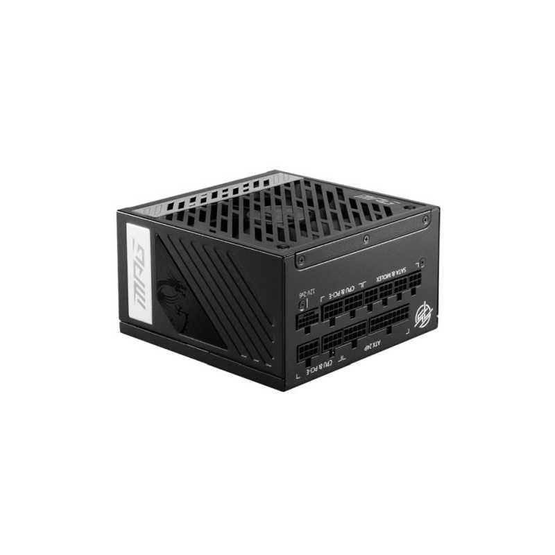 MSI 850W (MPG A850G PCIE5) ATX 3.1 PSU, Fully Modular, 80+/Cybenetics Gold, PCIe 5.1