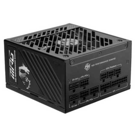 MSI 850W (MPG A850GS PCIE5) ATX 3.1 PSU, Fully Modular, 80+/Cybenetics Gold, Semi Digital Design, PCIe 5.1