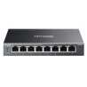 TP-LINK (ES208GP) Omada 8-Port Gigabit Easy Managed Switch with 8-Port PoE+, Fanless, Metal Casing