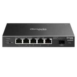 TP-LINK (SG2206MP) Omada Access 6-Port Gigabit Switch with 4-Port PoE+, 5x GB RJ45, 1x GB SFP, Centralized Management, Metal Cas