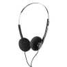 Hama (Slight II) Headphones, 3.5mm Jack, Adjustable Headband, 120cm Cable, Black