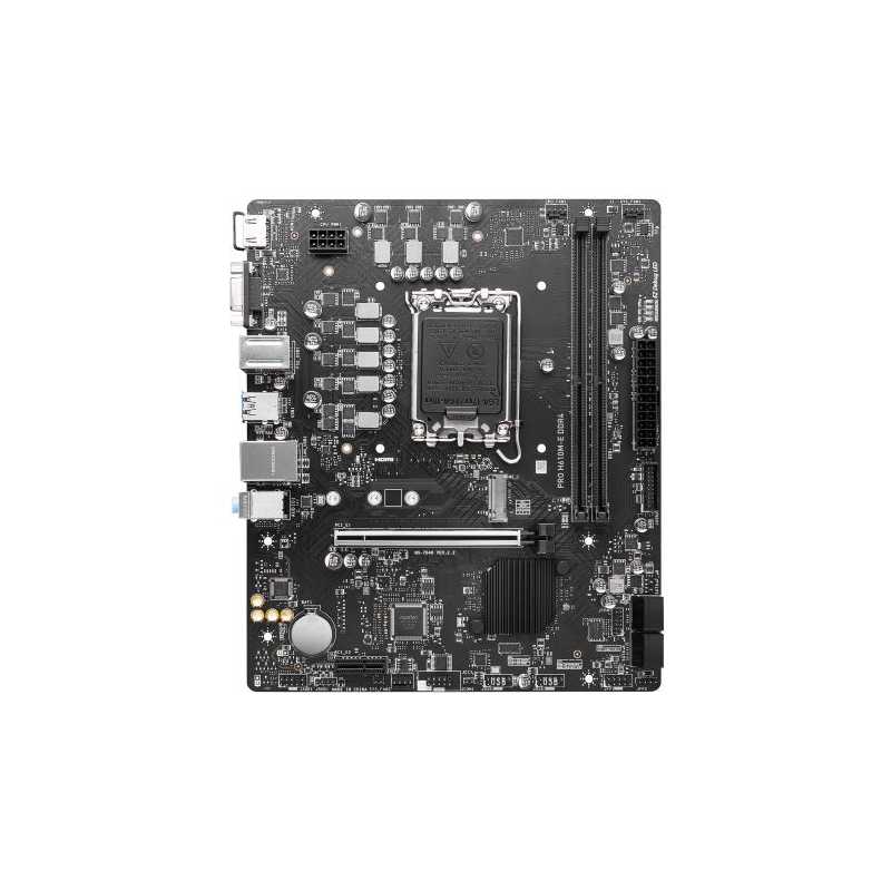 MSI PRO H610M-E DDR4, Intel H610, 1700, Micro ATX, 2 DDR4, VGA, HDMI, GB LAN, 1x M.2