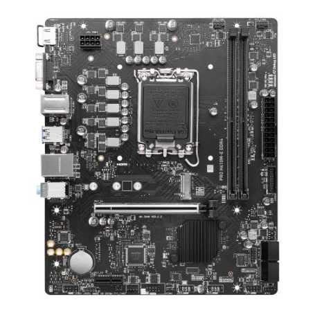 MSI PRO H610M-E DDR4, Intel H610, 1700, Micro ATX, 2 DDR4, VGA, HDMI, GB LAN, 1x M.2
