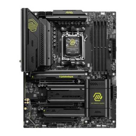 MSI MAG X870 TOMAHAWK WIFI, AMD X870, AM5, ATX, 4 DDR5, HDMI, USB4, Wi-Fi 7, 5G LAN, 4x M.2