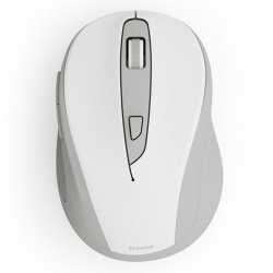 Hama WM-400 Compact Wireless Optical Mouse, 6 Buttons, 800-1600 DPI, White