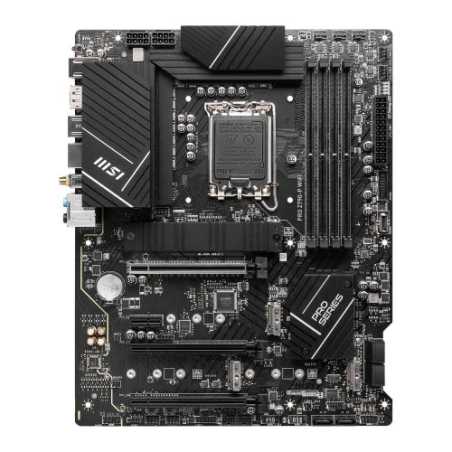 MSI PRO Z790-P WIFI, Intel Z790, 1700, ATX, 4 DDR5, HDMI, DP, Wi-Fi 6E, 2.5G LAN, 4x M.2