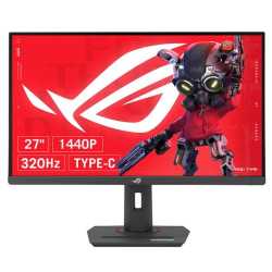 Asus 27" ROG STRIX USB Type-C HDR Gaming Monitor (XG27ACMS), Fast IPS, 2560 x 1440, 0.3ms, 320Hz, ELMB SYNC, G-Sync, VESA