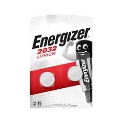 Energizer Lithium Pack of 2 Coin Cell CR2032 Batteries