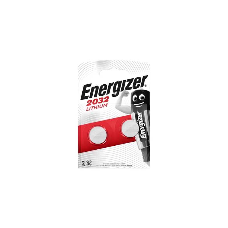 Energizer Lithium Pack of 2 Coin Cell CR2032 Batteries