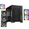 Antec FLUX M Mini Tower PC Case - Tempered Glass, Steel/Plastic, 6 PWM Fans, USB-C, Micro-ATX/ITX Compatibility