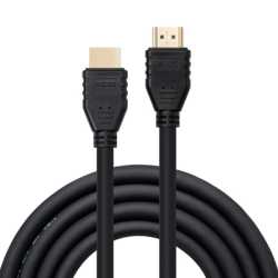 Lindy 37317 2m 4K60Hz HDMI Cable, Ultra Flexible, UHD Resolutions up to 3840x2160@60Hz 4:4:4 8bit, Supports 3D, 4K,18Gbps, 10 Ye