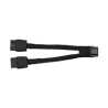 Replacement 12VHPWR 12+4Pin PCIE 5.0 to 2x8Pin (6+2P) Power Cable 10cm Braided