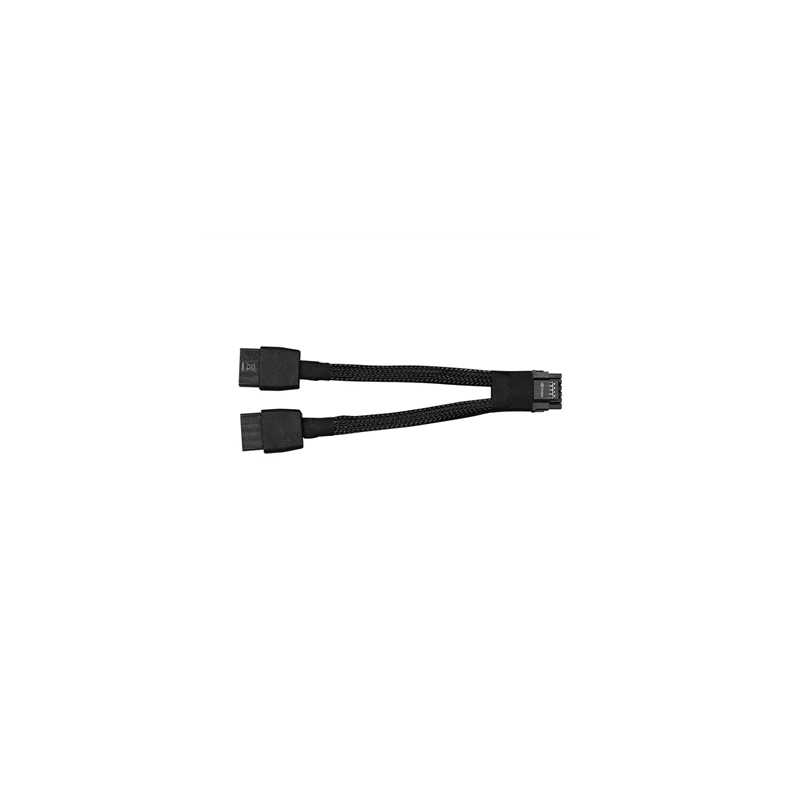 Replacement 12VHPWR 12+4Pin PCIE 5.0 to 2x8Pin (6+2P) Power Cable 10cm Braided