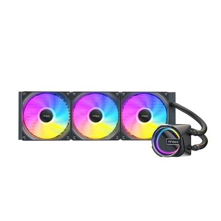 Antec Skeleton 360ARGB Liquid CPU Cooler, Universal Socket, Black, 360mm Radiator, PWM up tp 2000 RPMCooling Fans, Addressable R