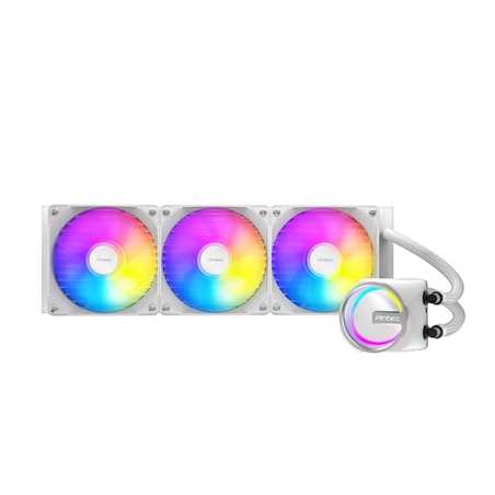 Antec Skeleton 360ARGB Liquid CPU Cooler, Universal Socket, White, 360mm Radiator, PWM up tp 2000 RPMCooling Fans, Addressable R