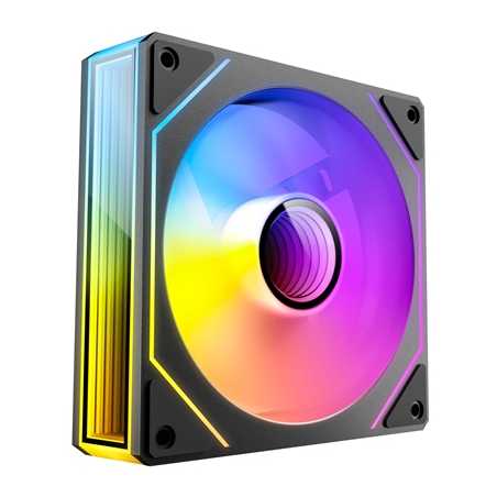 Antec Vision 120mm ARGB - 3 PK, Black, Up to 1800RPM, 44.5CFM Airflow, 29dB Max, 4-pin ARGB 3-pin 