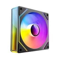 Antec Vision 120mm Reverse ARGB - 3 PK, Black, Up to 1500RPM, 37.2CFM Airflow, 27.5dB Max, 4-pin ARGB 3-pin 