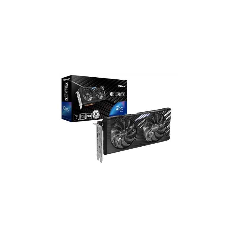 ASRock Intel Arc A750 Challenger SE OC 8GB GDDR6 Graphics Card, 2200 MHz Base Clock, Dual Fan, 3x DisplayPorts / 1x HDMI Port