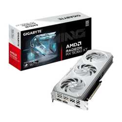 Gigabyte Radeon RX 9060 XT GAMING ICE OC 16GB GDDR6 Graphics Card, 2048 Streams, 3320 MHz Boost Clock, Triple Fan, RGB, 2x Displ