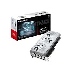 Gigabyte AMD Radeon RX 9070 XT GAMING OC ICE 16GB GDDR6 Graphics Card, 4096 Streams, 2520 MHz Core Clock, Triple Fan, RGB, 2x Di