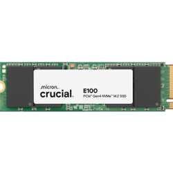 Crucial  (CT1000E100SSD8) E100 1TB PCIe Gen4 NVMe M.2 SSD, Sequential Write 4,500 MB/s, Sequential Read 5,000 MB/s