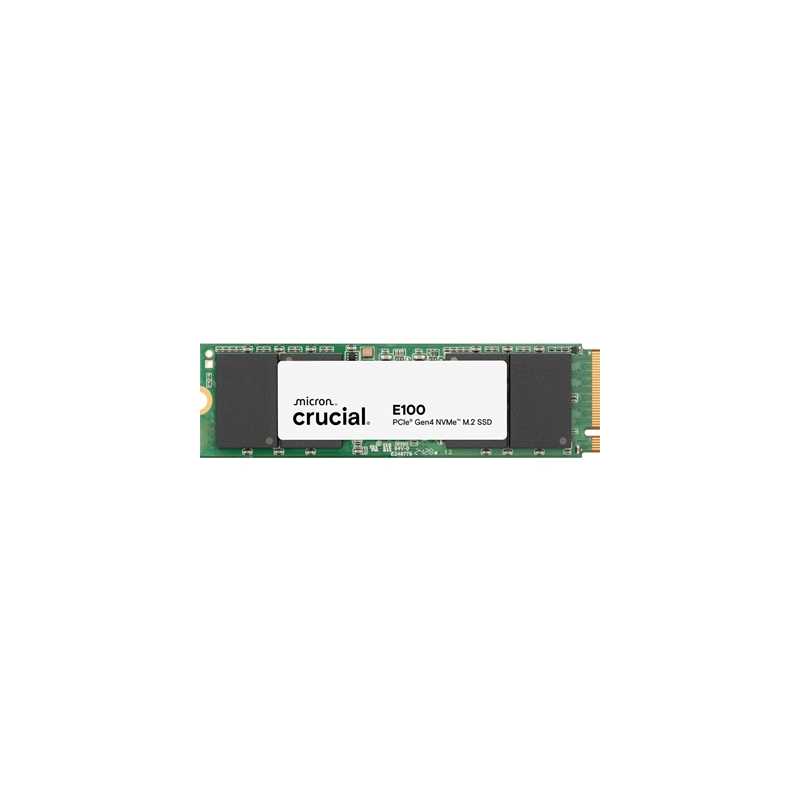 Crucial  (CT1000E100SSD8) E100 1TB PCIe Gen4 NVMe M.2 SSD, Sequential Write 4,500 MB/s, Sequential Read 5,000 MB/s