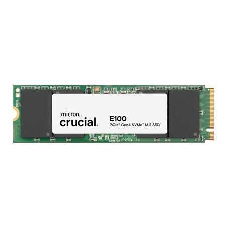 Crucial  (CT1000E100SSD8) E100 1TB PCIe Gen4 NVMe M.2 SSD, Sequential Write 4,500 MB/s, Sequential Read 5,000 MB/s