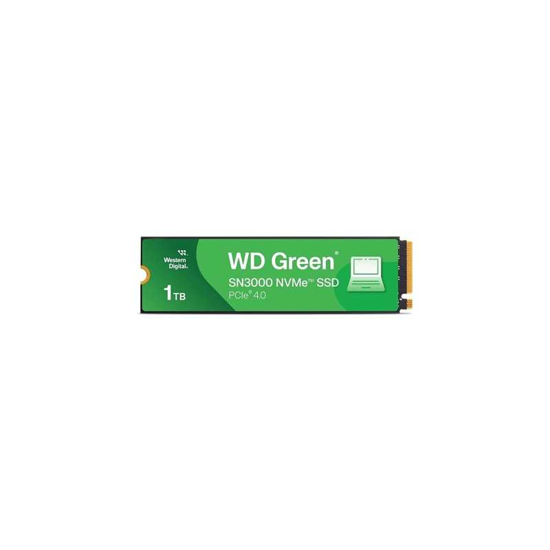 WD Green SN3000(WDS100T4G0E-00CPSO) 1TB NVMe SSD, M.2 Interface, PCIe Gen4, 2280, Read 5000MB/s, Write 4200MB/s, 3 Year Limited 