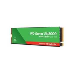 WD Green SN3000 (WDS200T4G0E-00CPS0) 2TB NVMe SSD, M.2 Interface, PCIe Gen4, 2280, Read 5000MB/s, Write 4200MB/s, 3 Year  Limite