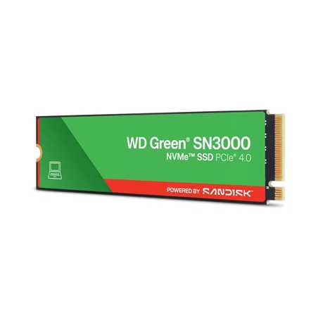 WD Green SN3000 (WDS200T4G0E-00CPS0) 2TB NVMe SSD, M.2 Interface, PCIe Gen4, 2280, Read 5000MB/s, Write 4200MB/s, 3 Year  Limite