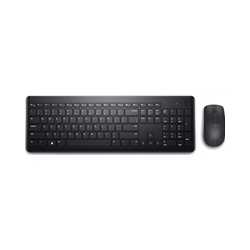 Dell KM3322W-R Wireless Keyboard and Mouse Set for Windows, 2.4GHz Wireless, QWERTY UK English Layout, Black