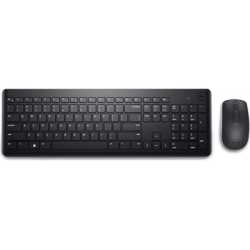 Dell KM3322W-R Wireless Keyboard and Mouse Set for Windows, 2.4GHz Wireless, QWERTY UK English Layout, Black