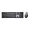 Dell KM7321W Premier Multi-Device Keyboard and Mouse Combo, 2.4GHz / Bluetooth 5.0 Wireless, 12 programmable keys for PC and Lap