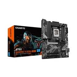 Gigabyte B760 GAMING X DDR4 GEN5 Intel 1700 Socket Motherboard, ATX, 4x DDR4 Slots, 3x M.2 Sockets, Fitted I/O Shield, 2.5GbE LA