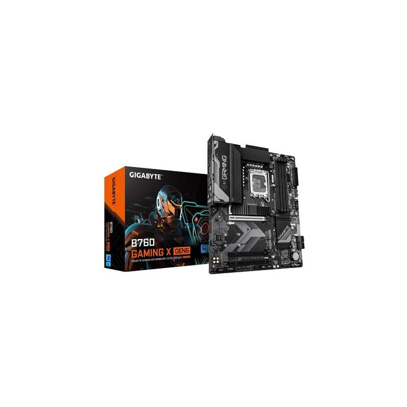 Gigabyte B760 GAMING X GEN5 Intel 1700 Socket Motherboard, ATX, 4x DDR5 Slots, 3x M.2 Socket, 2.5GbE LAN, 1x HDMI Port / 1x Disp