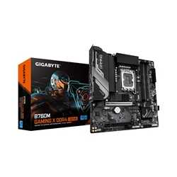 Gigabyte B760M GAMING X DDR4 GEN5 Intel 1700 Socket Motherboard, Micro-ATX, 4x DDR4 Slots, 2x M.2 Sockets, Fitted I/O Shield, 2.