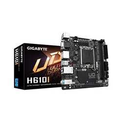 Gigabyte H610I Intel 1700 Socket Motherboard, Mini-ITX, 2x DDR5 Slots, 1x M.2 Socket, GbE LAN, 1x D-Sub / 2x DisplayPort / 1x HD