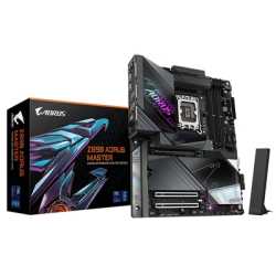 Gigabyte Z890 AORUS MASTER Intel 1851 Socket Motherboard, ATX, 4x DDR5 Slots, 5x M.2 Sockets, Fitted I/O Shield, 10GbE LAN, Wi-F