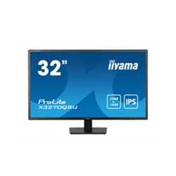 iiyama PROLITE X3270QSU-B1 32 Inch IPS Monitor, Black, 2560x1440, 3ms, 100hz, FreeSync, HDMI, Display Port, USB Hub, Speakers, I