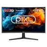 piXL PX27CC301B 27 Inch 240Hz HDR 10+ Full HD Curved Gaming Monitor with 1920 x 1080 Resolution, 1ms Response Time, HDR 10+, Dis
