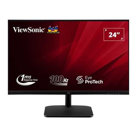 Viewsonic VA2432-H-2 24 Inch IPS Frameless Monitor,  Full HD, LED, Widescreen, 100Hz, 1ms, VGA, HDMI, VESA