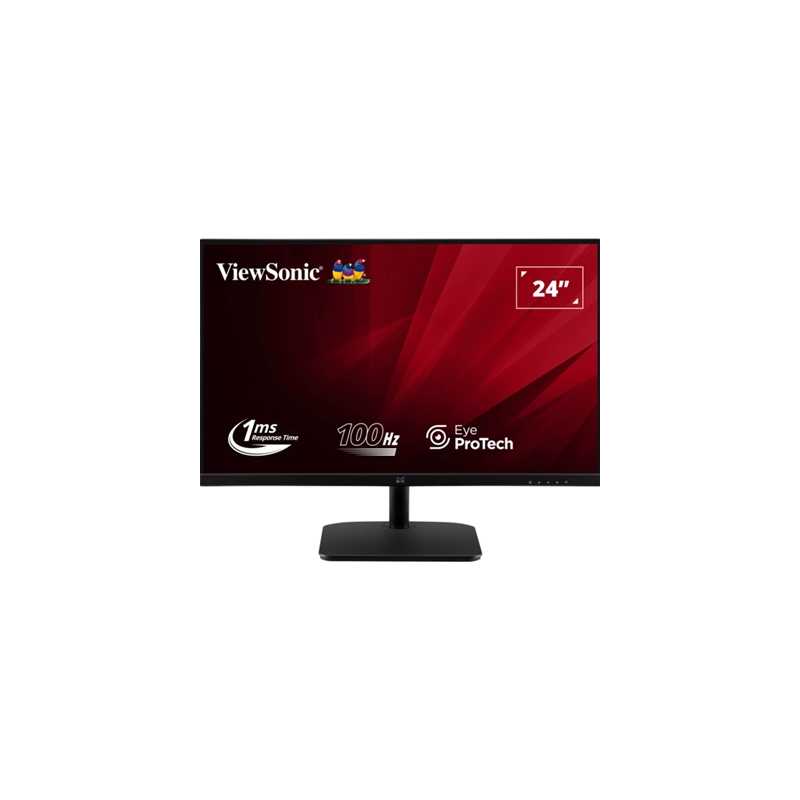 ViewSonic VA2432-MHD-3 24 Full HD 100Hz IPS Monitor with DisplayPort, HDMI and VGA
