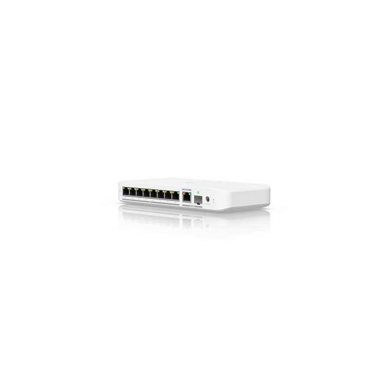 Ubiquiti USW-FLEX-2.5G-8-POE UniFi Flex 2.5G Ultra Compact 8 Port POE/USB-C Powered POE++ Managed Switch