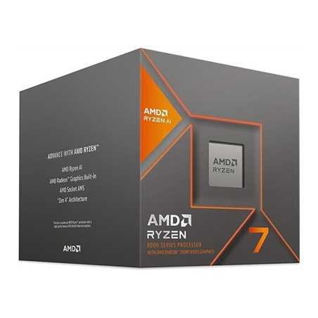 AMD Ryzen7 8700G 8 Core AM5 Processor 4.2GHz up to 5.1GHz Boost, 24MB Cache, 65W,  Radeon 780MGraphics 