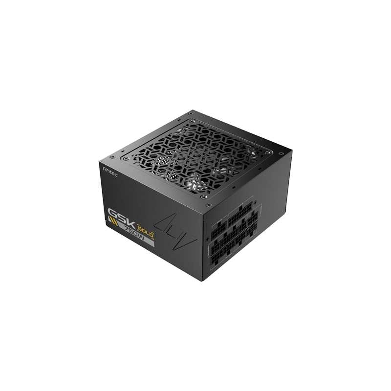 Antec GSK ATX3.1 750W Power Supply V2 - 80 PLUS Gold, Full Modular, PCIe 5.1, JP Capacitors, Zero RPM Manager, 7-Year Warranty
