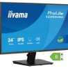 iiyama ProLite monitor X2492HSU-B1 24-Inch, Full HD, IPS, 120Hz, Black, 4-side slim bezel and B energy class, HDMI, Display Port