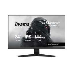 iiyama G-Master Black Hawk gaming monitor G2441HSU-B1 24" Black, IPS, Ultra Slim Bezel, Full HD, 144Hz, 1ms, FreeSync, HDMI, Di