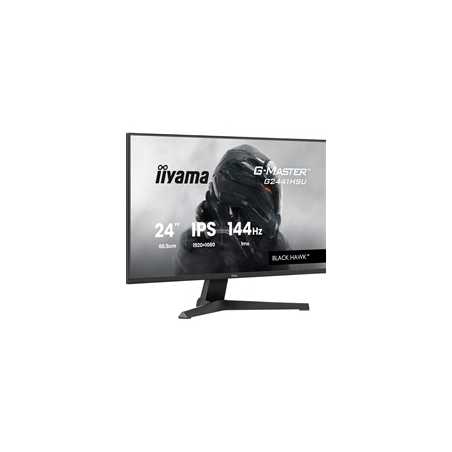 iiyama G-Master Black Hawk gaming monitor G2441HSU-B1 24" Black, IPS, Ultra Slim Bezel, Full HD, 144Hz, 1ms, FreeSync, HDMI, Di