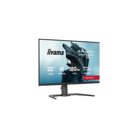 iiyama G-Master Red Eagle gaming monitor GB3272QSU-B1 32" Black, 2560 x 1440, 0.5ms, 180hz, Nvidia G-Sync, HDMI, DisplayPort, H